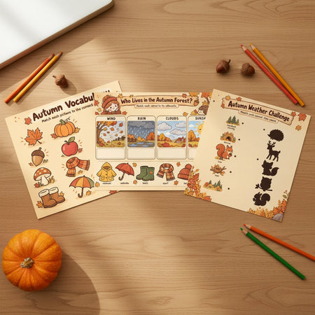 Autumn: Learn, Discover & Play Explore Autumn Through Counting, Matching, Patterns and Logic - real life photo 6