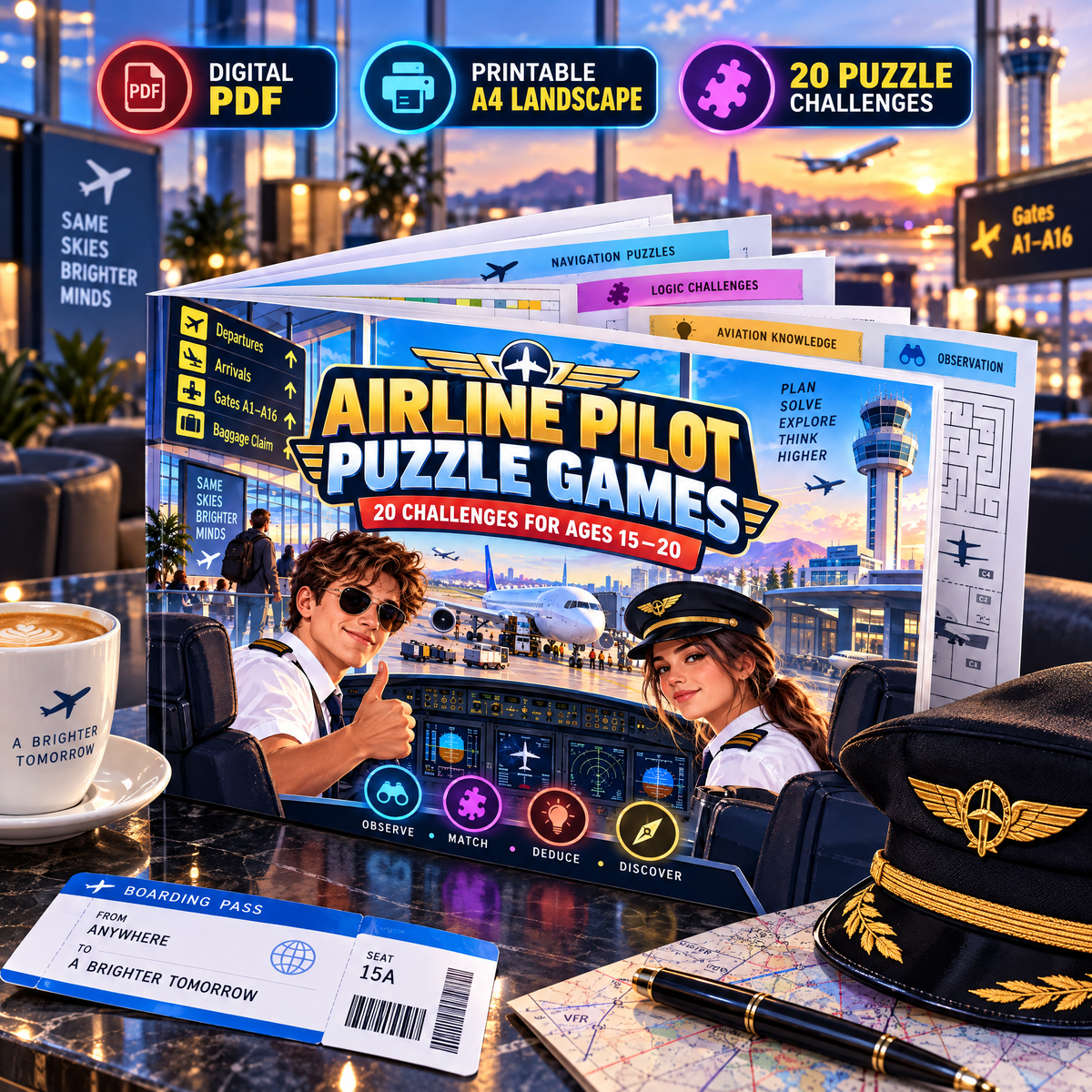 Airline Pilot - Plan, Solve, Explore, Think Higher