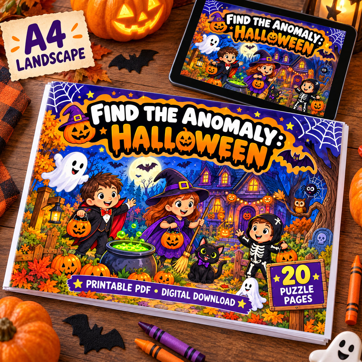 Find Anomalies Halloween Spooky theme