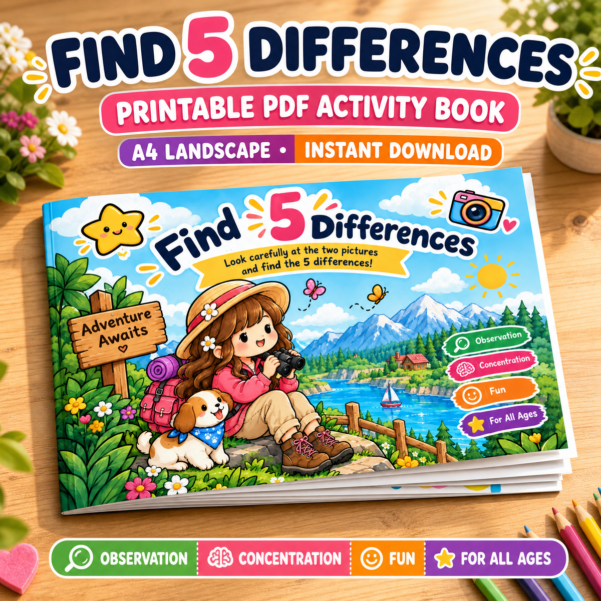 Find the Differences – Interactive Visual Game