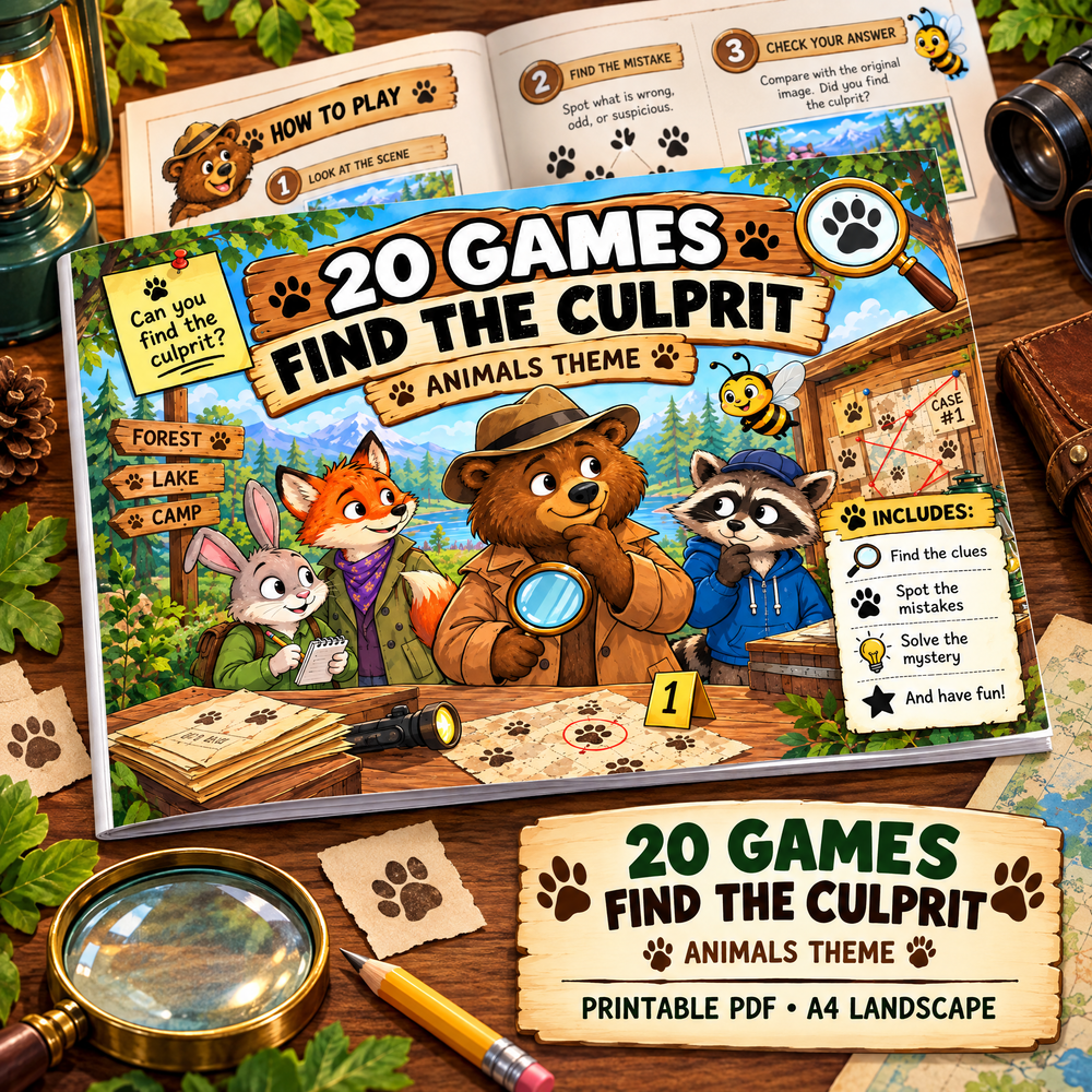 Animal Mystery Games Find the Culprit