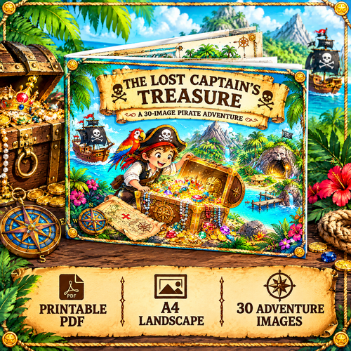 The Lost Captain's Treasure – Printable Adventure Hunt