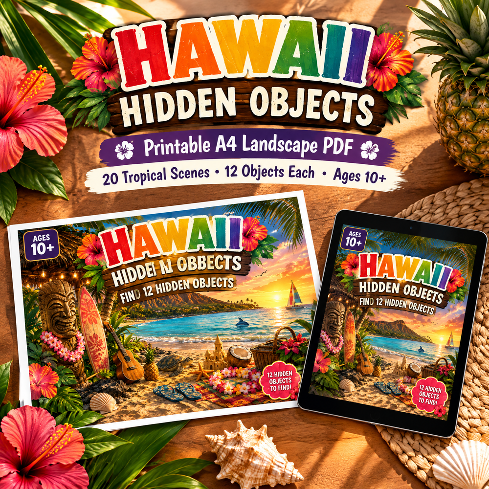 dreamy hawaii hidden objects