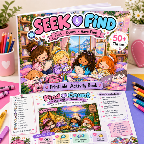 Find & Count: Hidden Objects Activity Book
