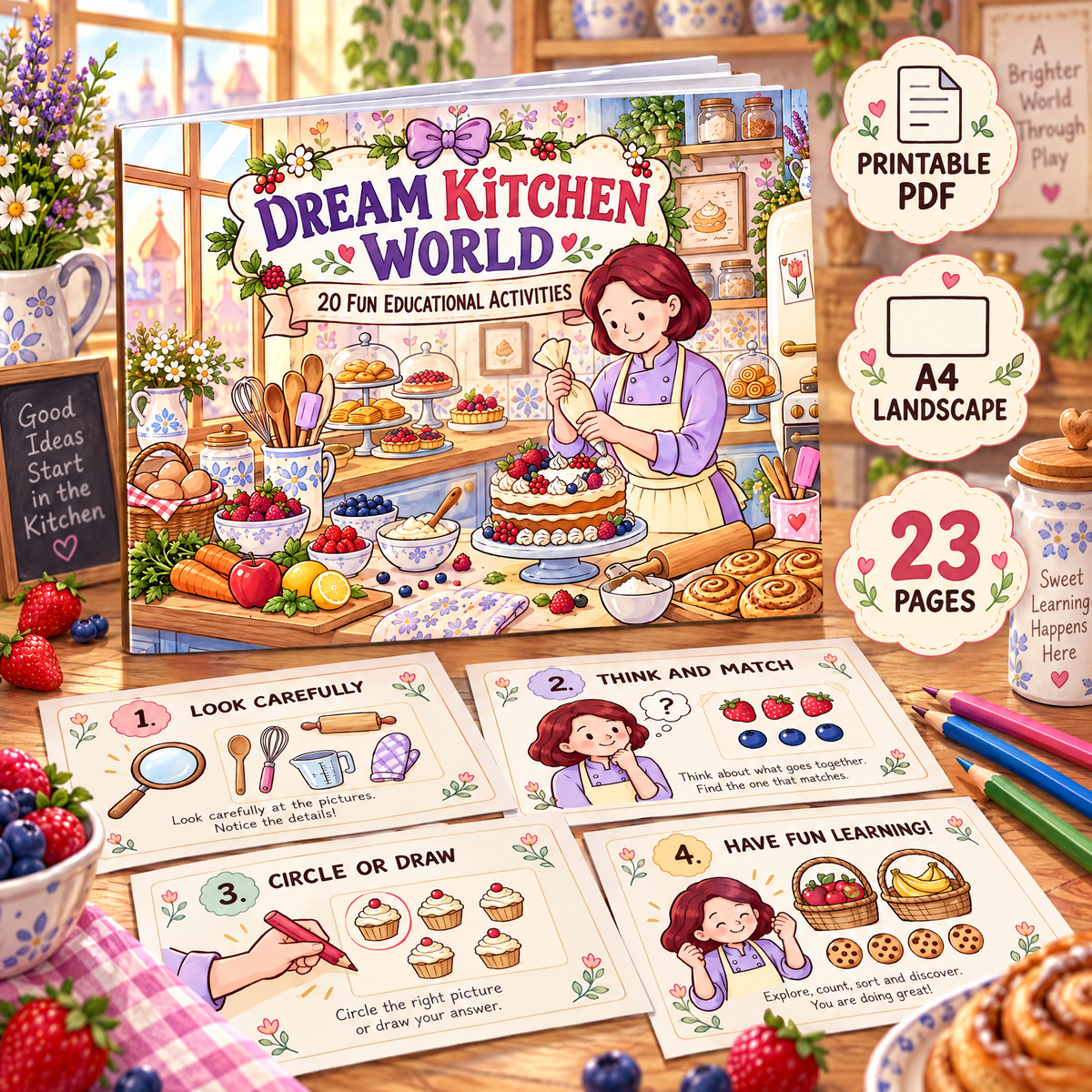 Dream Kitchen World – 20 Fun Educational Activities