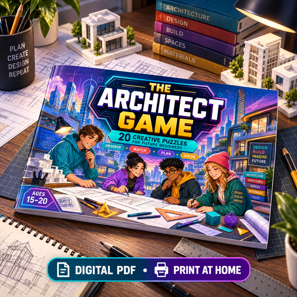The Architect Game – 20 Creative Puzzles for Future Designer