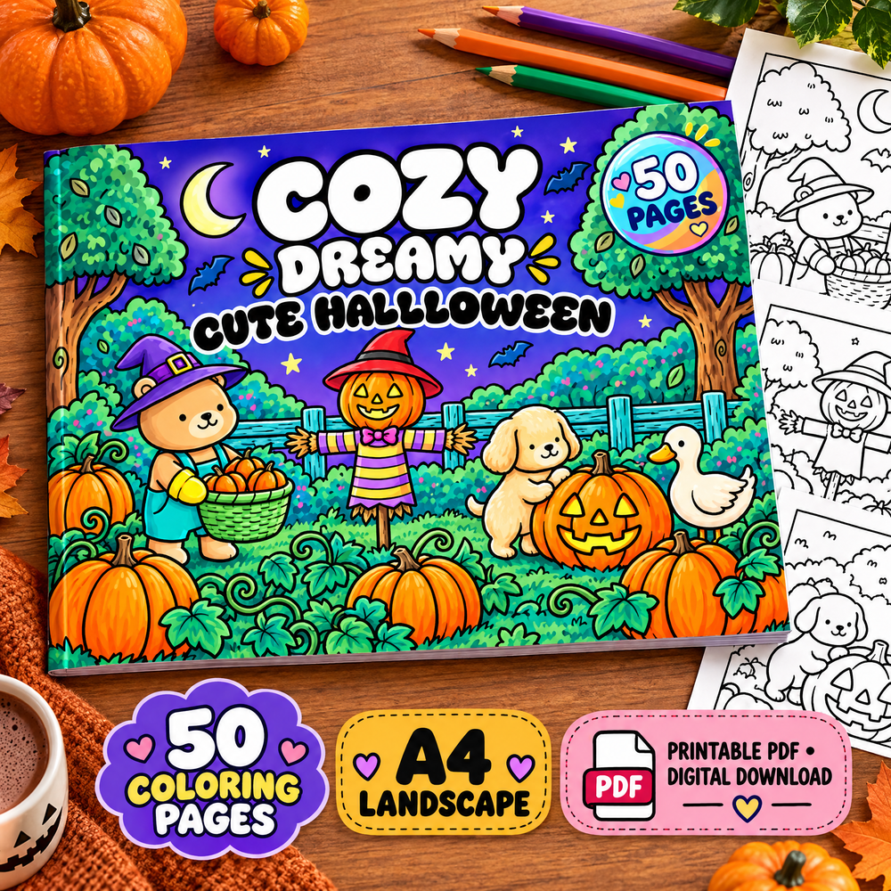 Cozy Dreamy Cute Halloween - Spooky Scenes