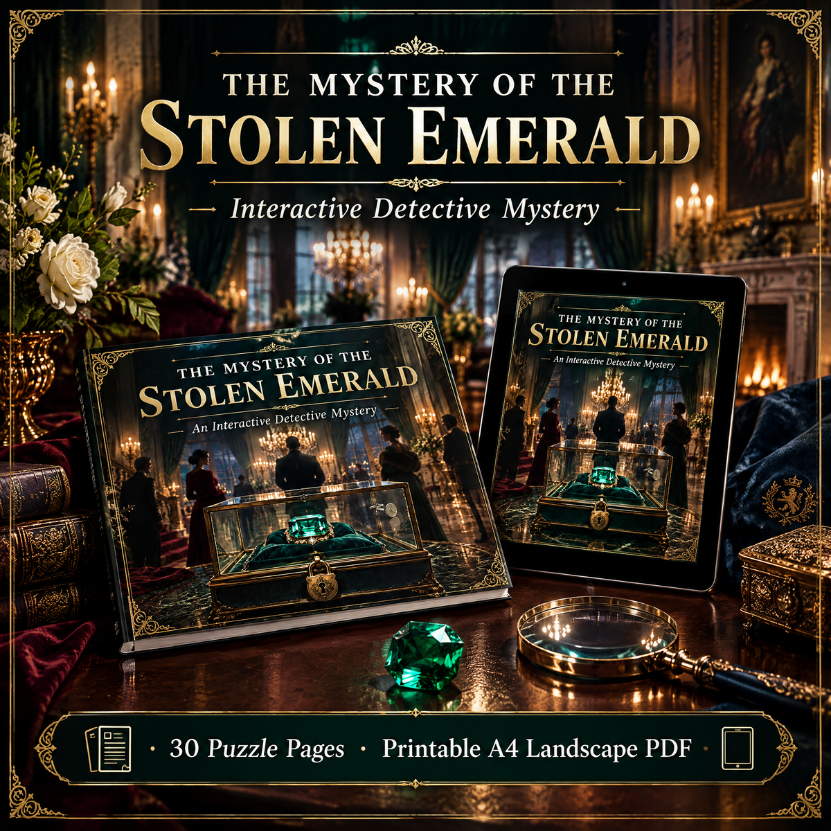 The Mystery of the Stolen Emerald – Interactive Detective Investigation