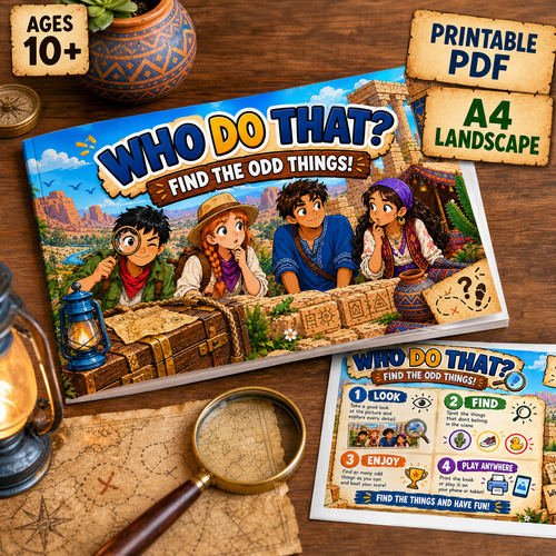 WHO DO THAT? – Find the Odd Things!