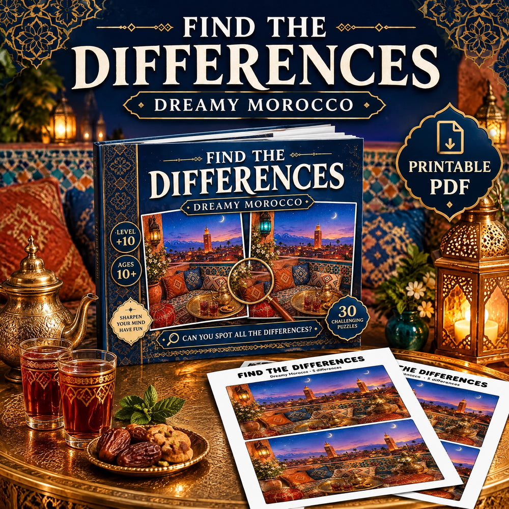 Find the Differences: Dreamy Morocco