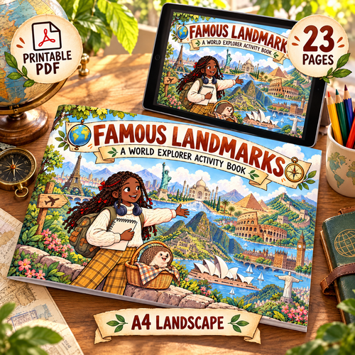 Famous landmarks a World Explorer Activity Book