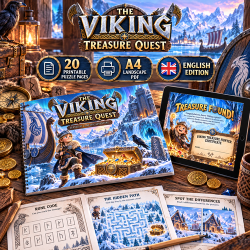 The Viking Treasure Quest – Printable Puzzle Adventure