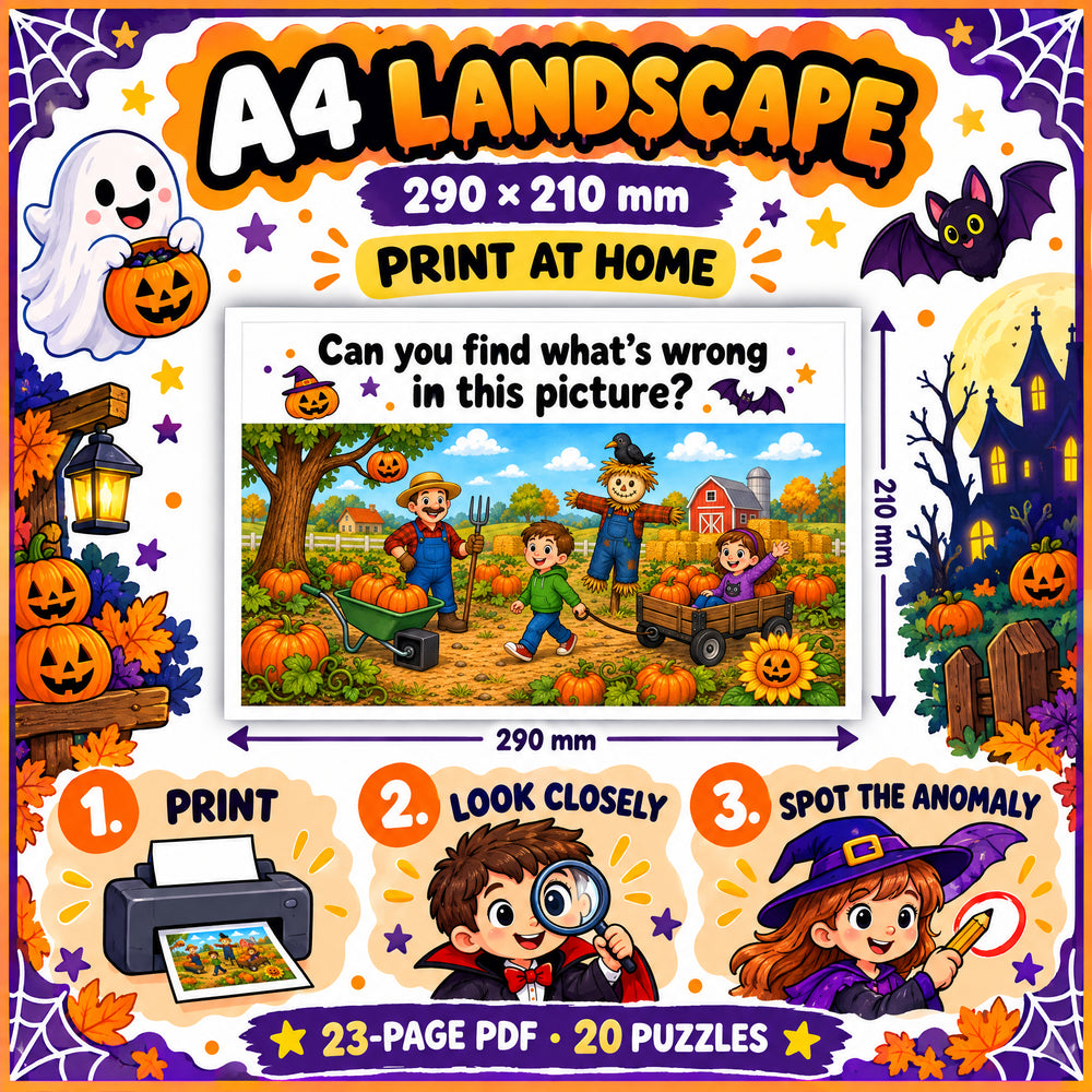 Find Anomalies Halloween Spooky theme