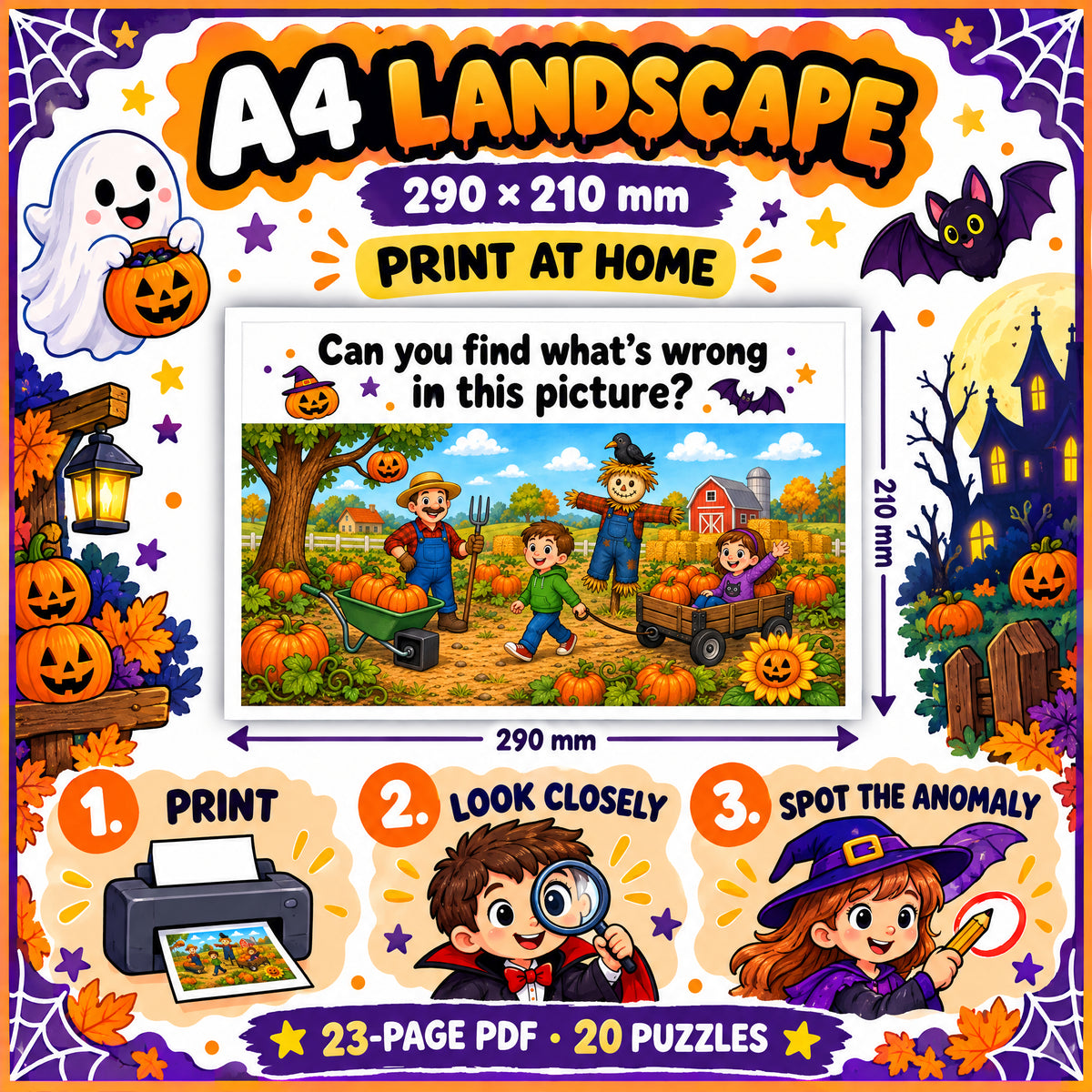 Find Anomalies Halloween Spooky theme