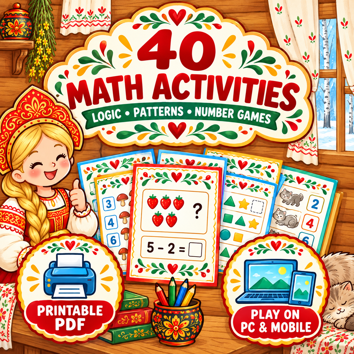 Cozy Russian Number Games