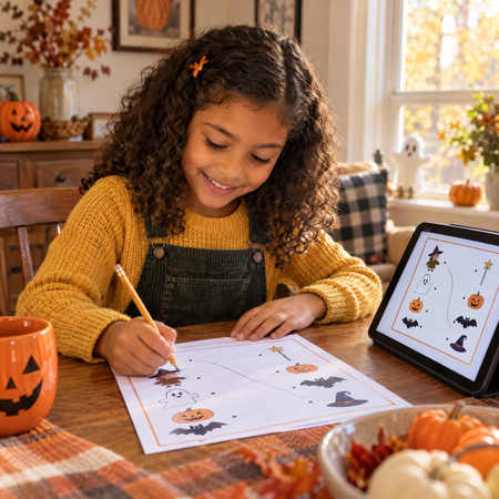 Halloween Game Book: 20 Fun Educational Games - real life photo 2