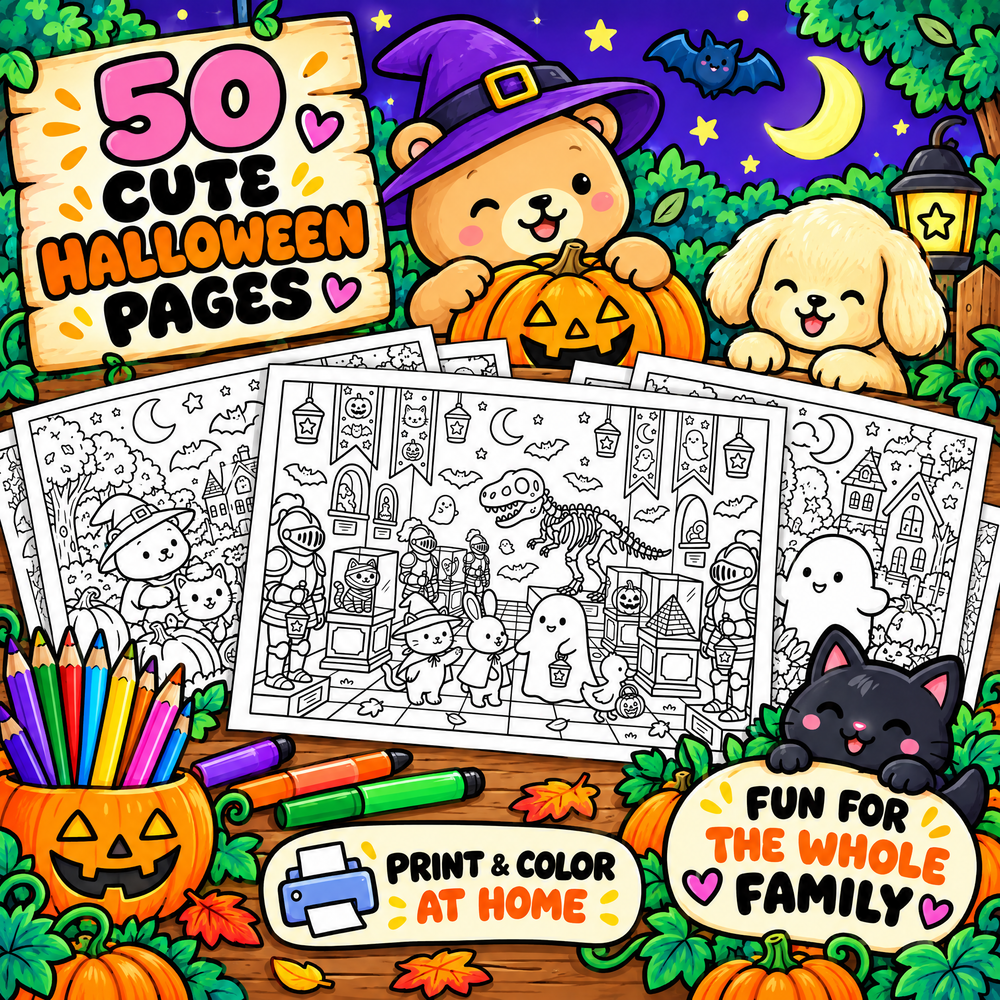 Cozy Dreamy Cute Halloween - Spooky Scenes