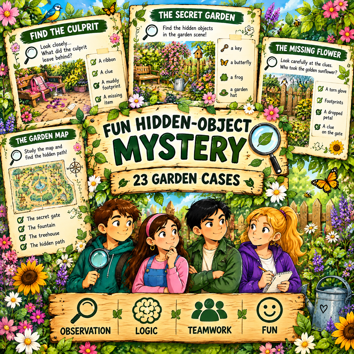 Find the Culprit: Garden Mystery