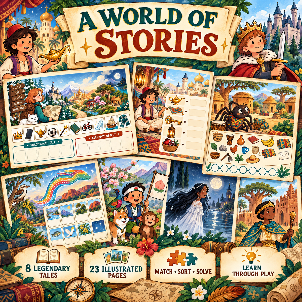 World Tales and Legends – Interactive Activity Book