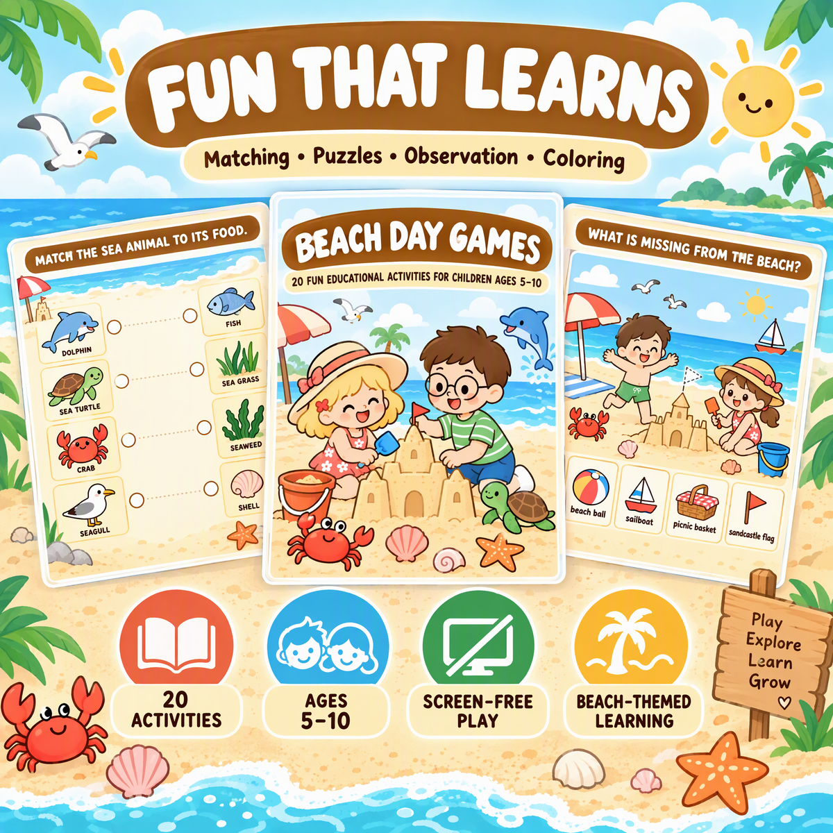 Beach Day  - Where Summer Meets Learning