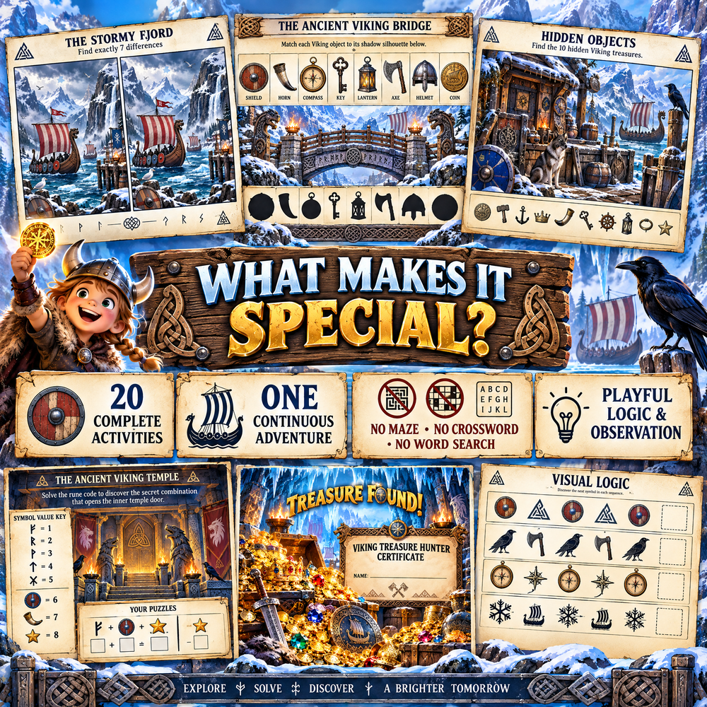 The Viking Treasure Quest – Printable Puzzle Adventure