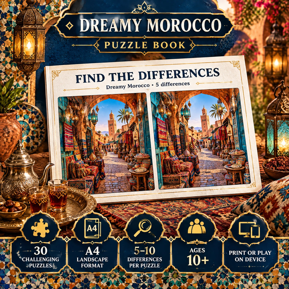 Find the Differences: Dreamy Morocco