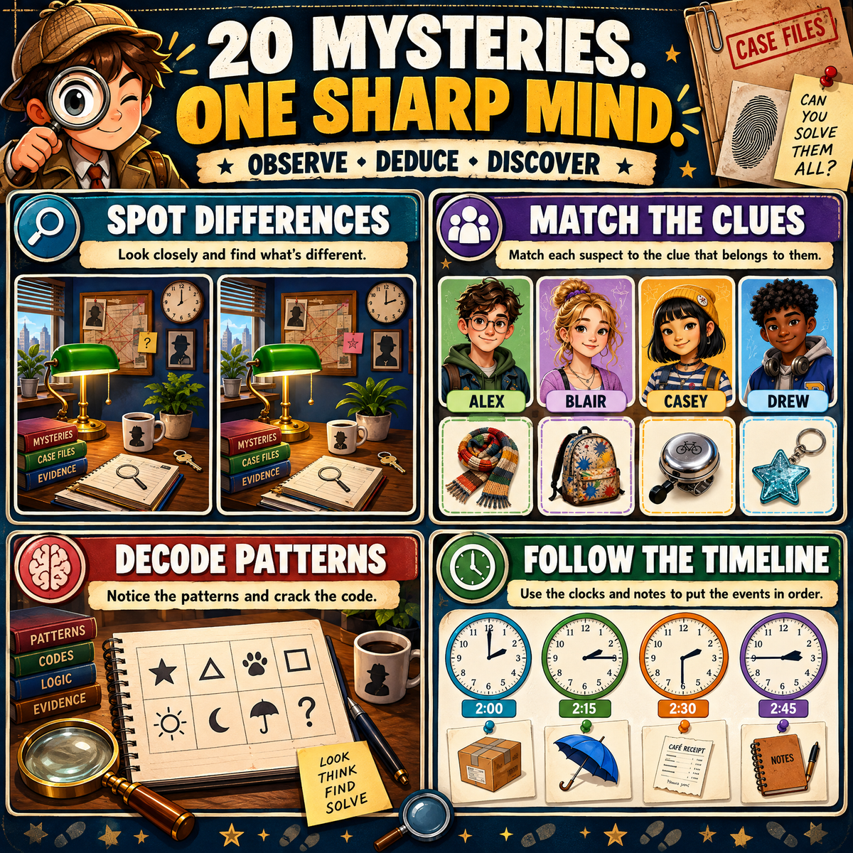 The Ultimate Detective Puzzle Collection · Deductive Reasoning