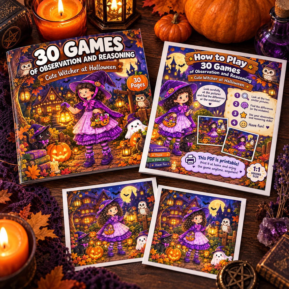 The Halloween Collection  - Coloring Books and Learning Games for Spooky Season