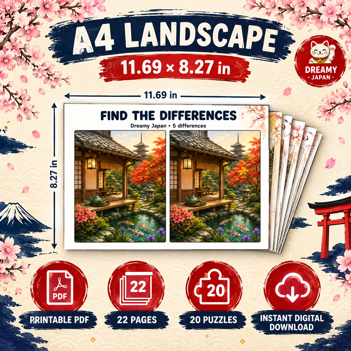 Find the Differences: Dreamy Japan Edition