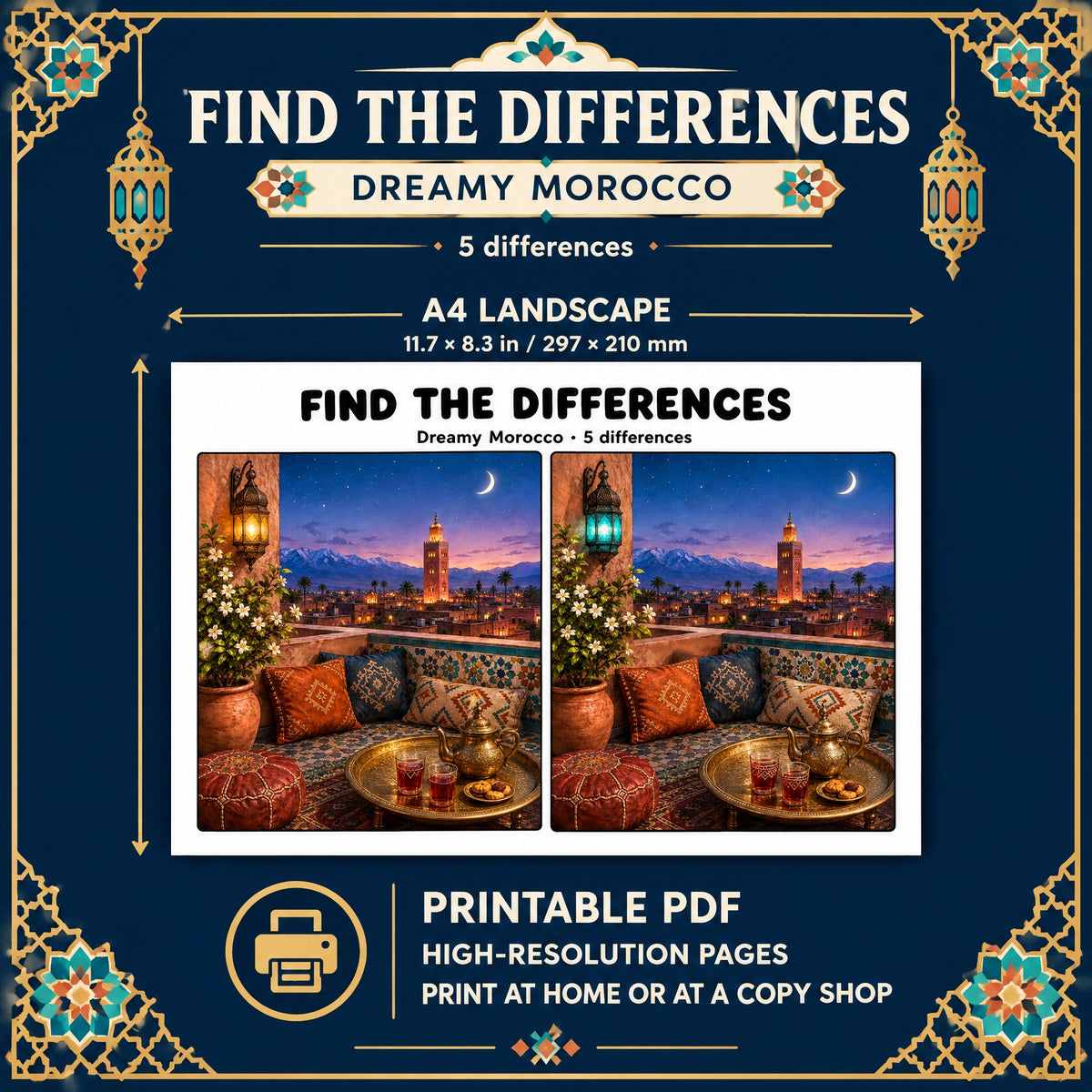 Find the Differences: Dreamy Morocco
