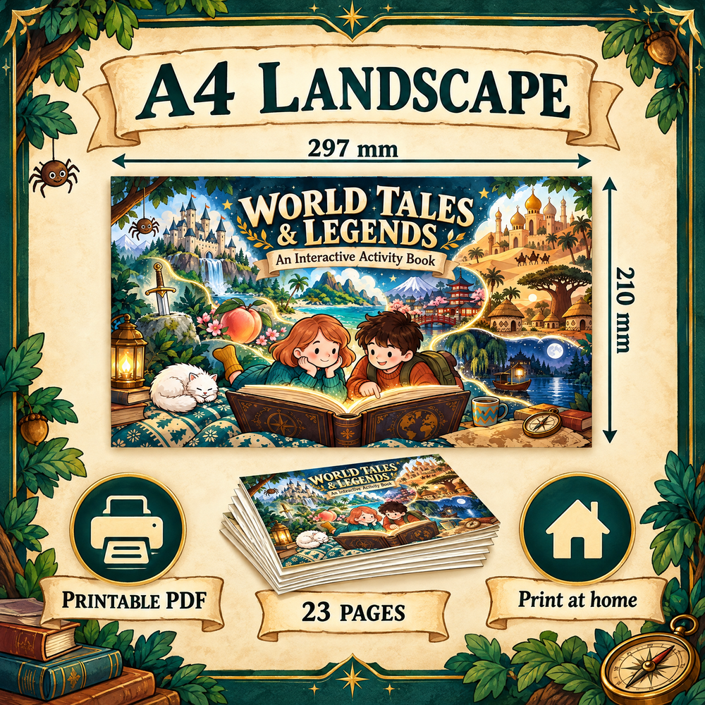 World Tales and Legends – Interactive Activity Book