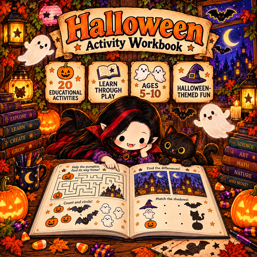 Halloween: Learn, Discover &amp; Play  Where Learning Meets Spooky Adventure!
