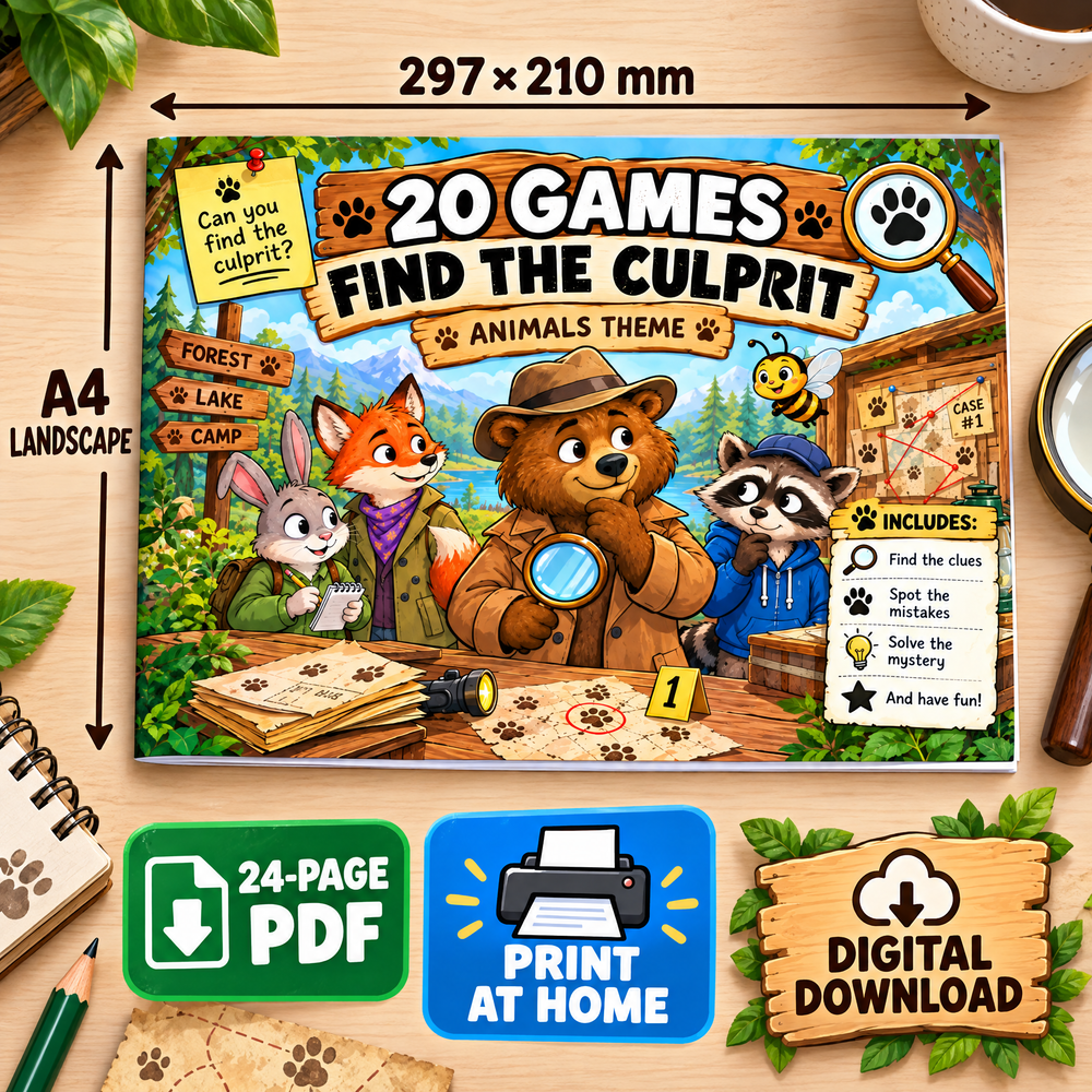 Animal Mystery Games Find the Culprit