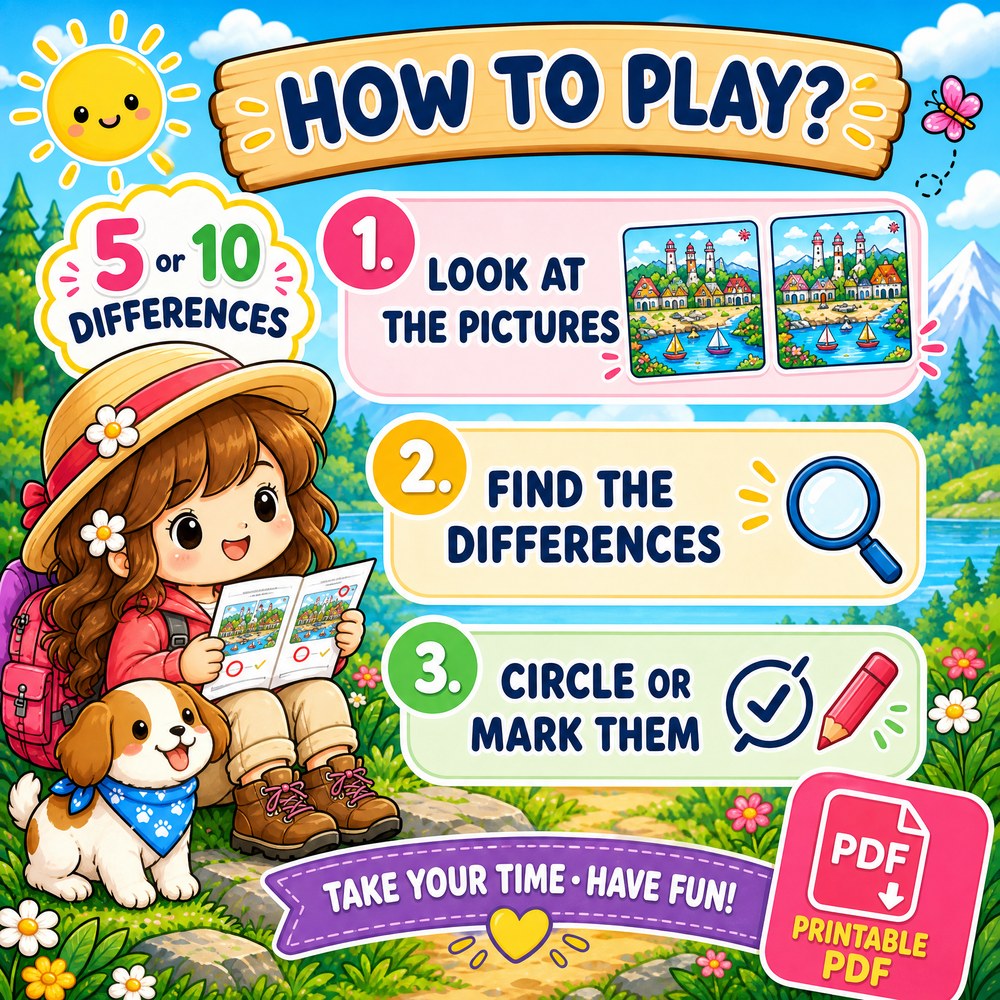 Find the Differences – Interactive Visual Game