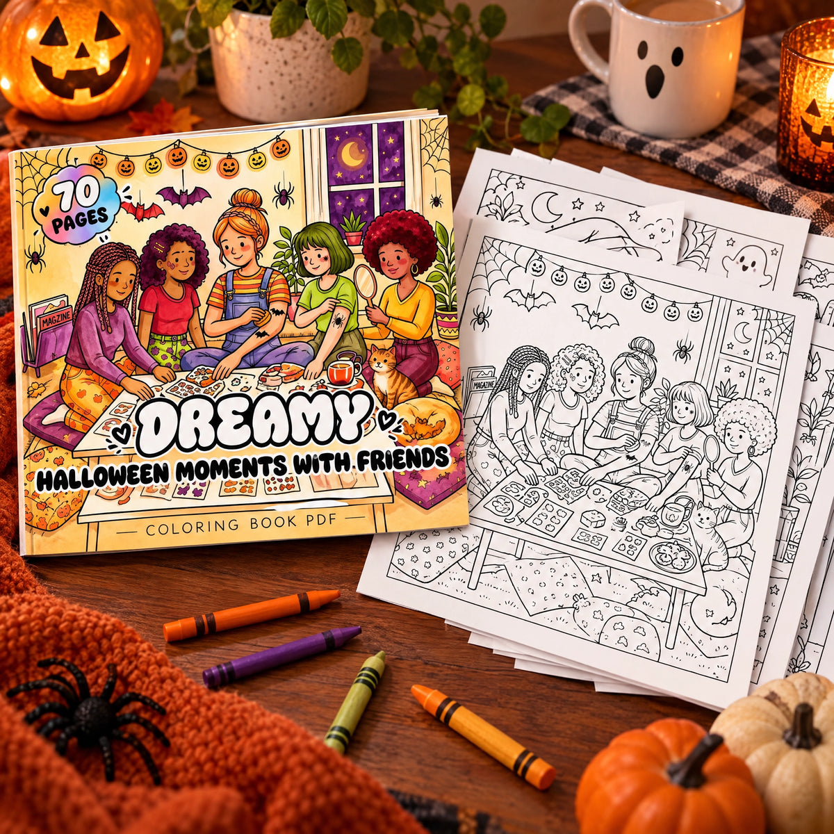 The Halloween Collection  - Coloring Books and Learning Games for Spooky Season