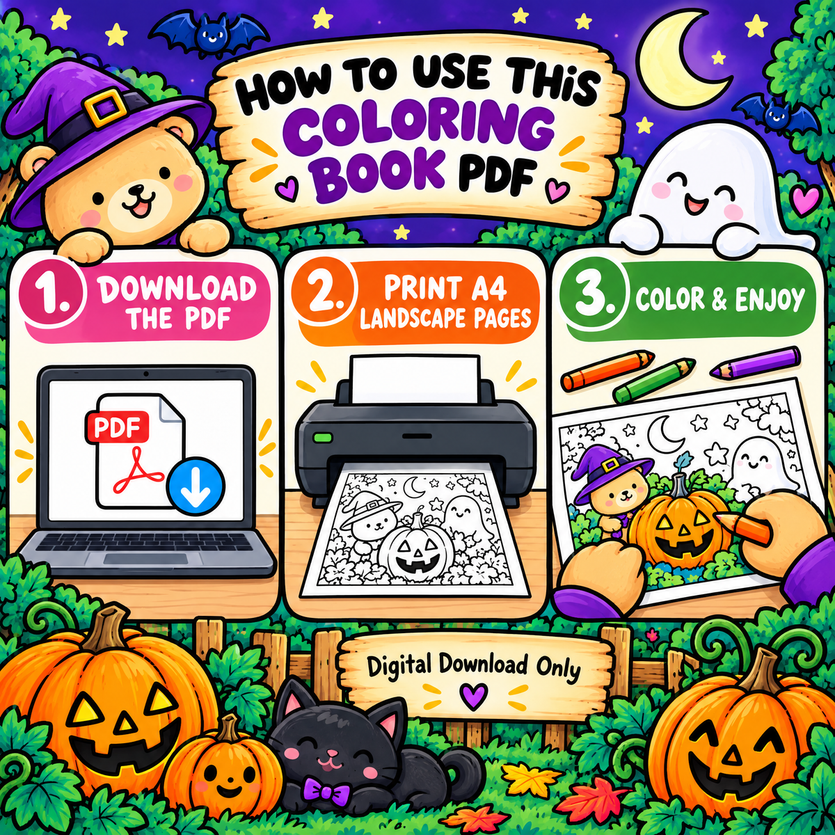 Cozy Dreamy Cute Halloween - Spooky Scenes