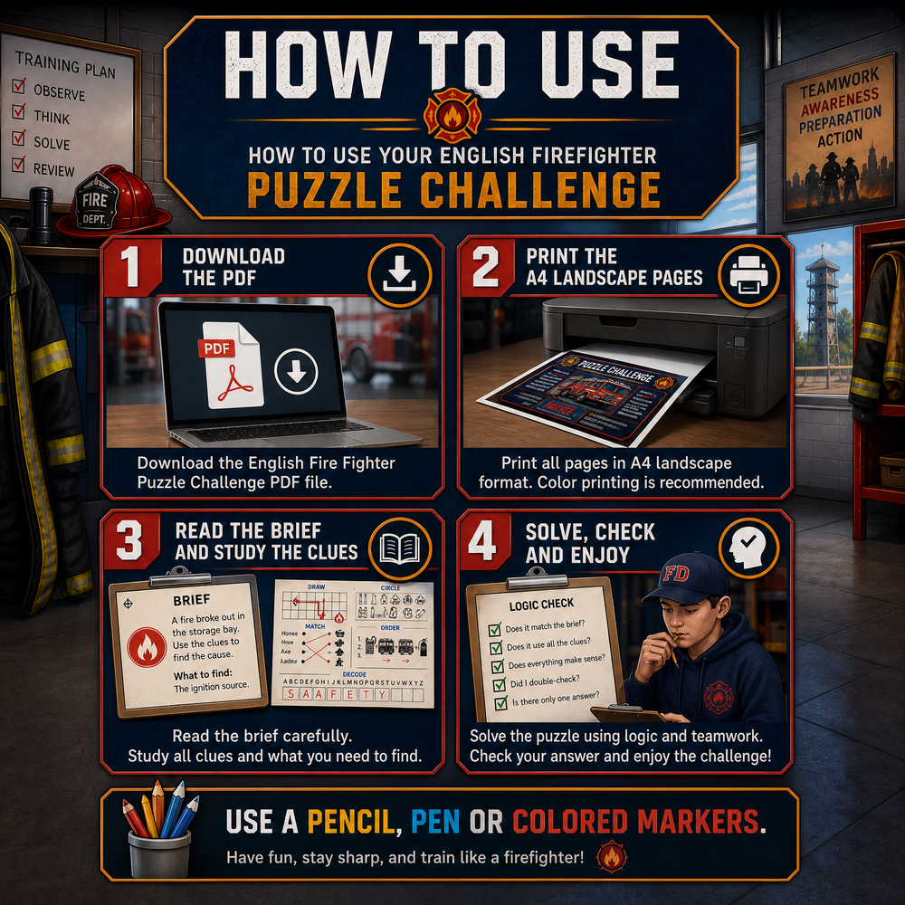 Firefighter Puzzle Collection – Action-Packed Brain Teasers