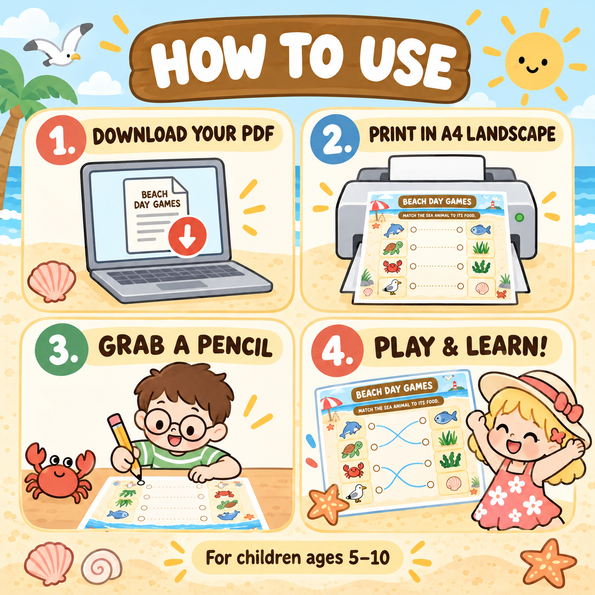 Beach Day  - Where Summer Meets Learning