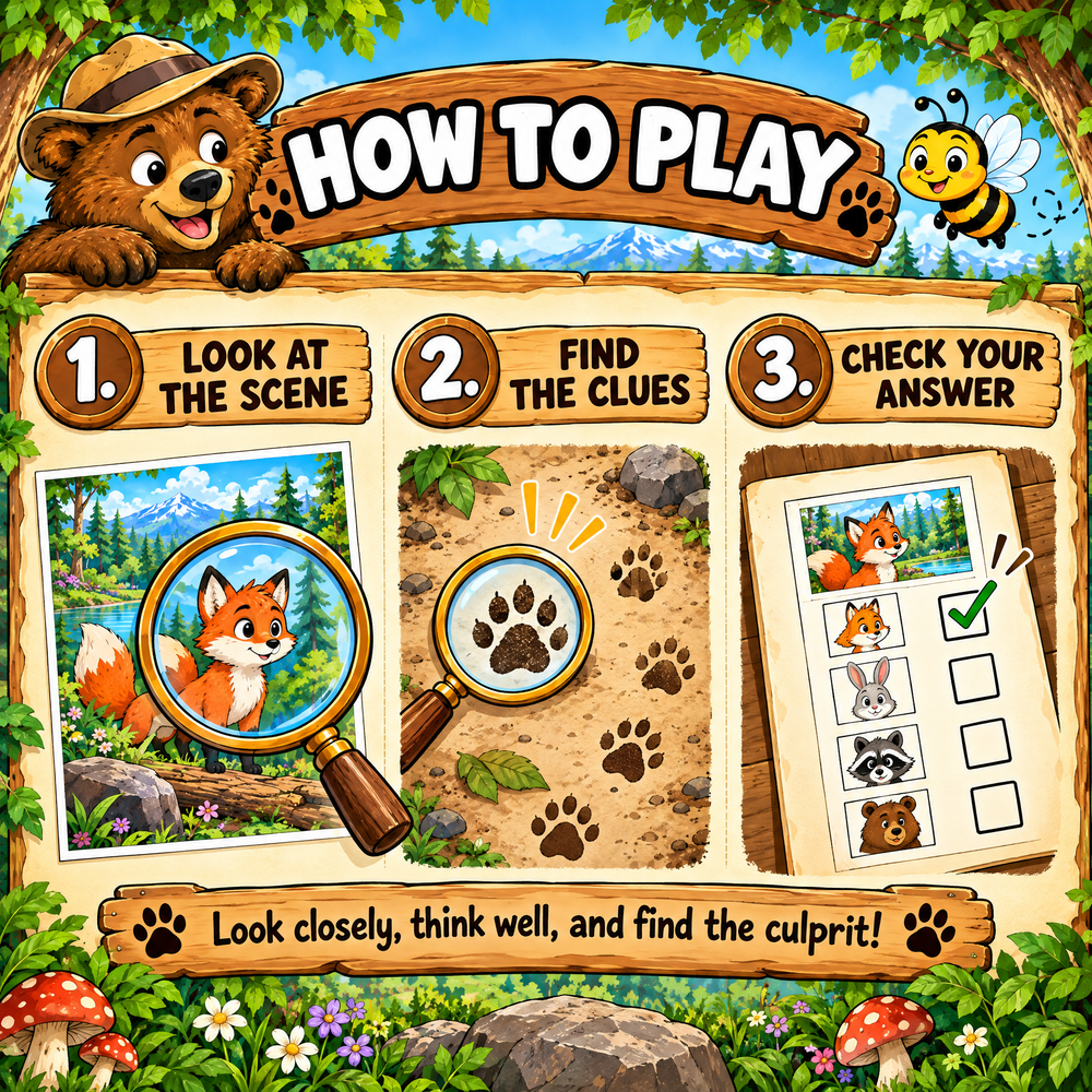 Animal Mystery Games Find the Culprit