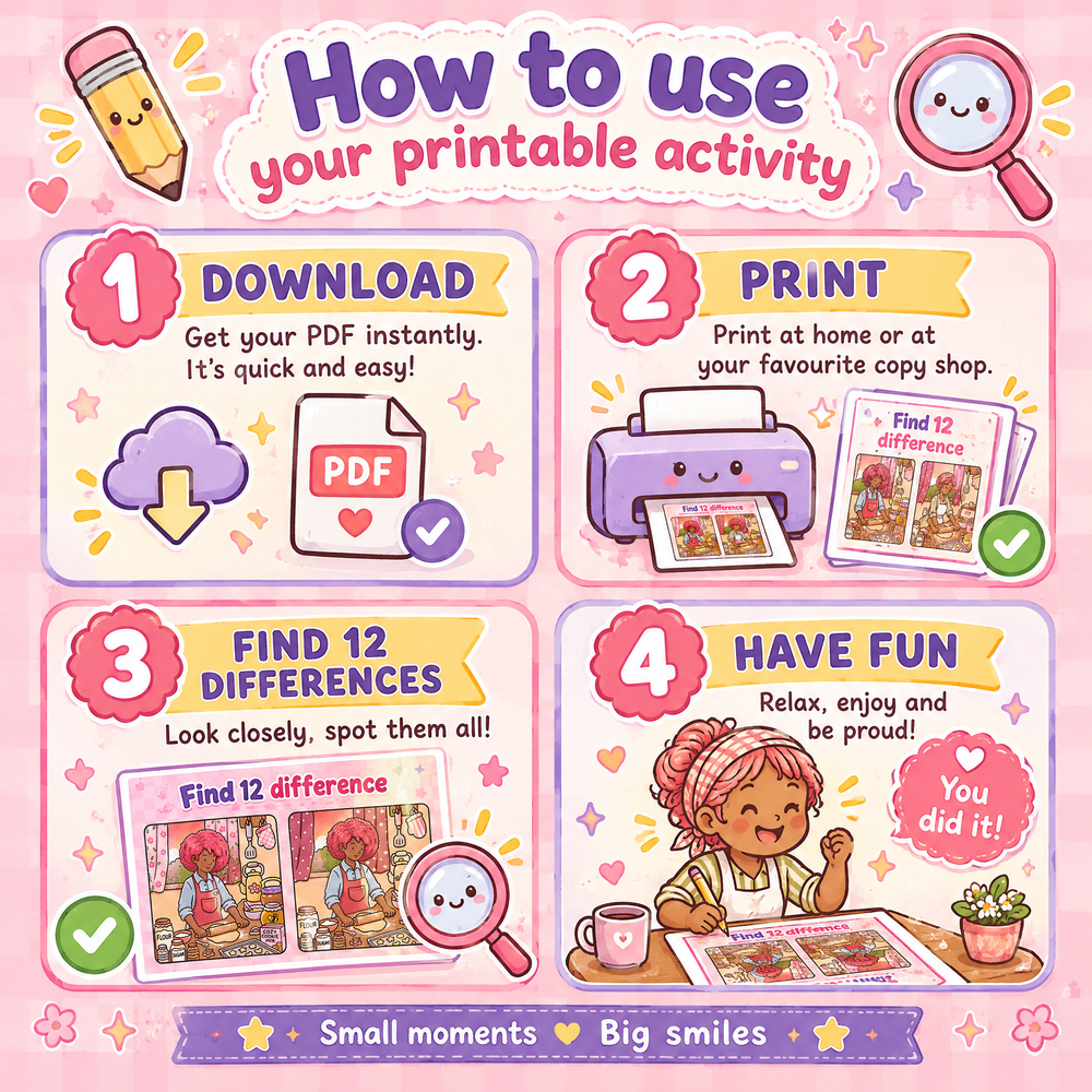 Find 12 Differences – Cozy Home Edition Puzzle Book