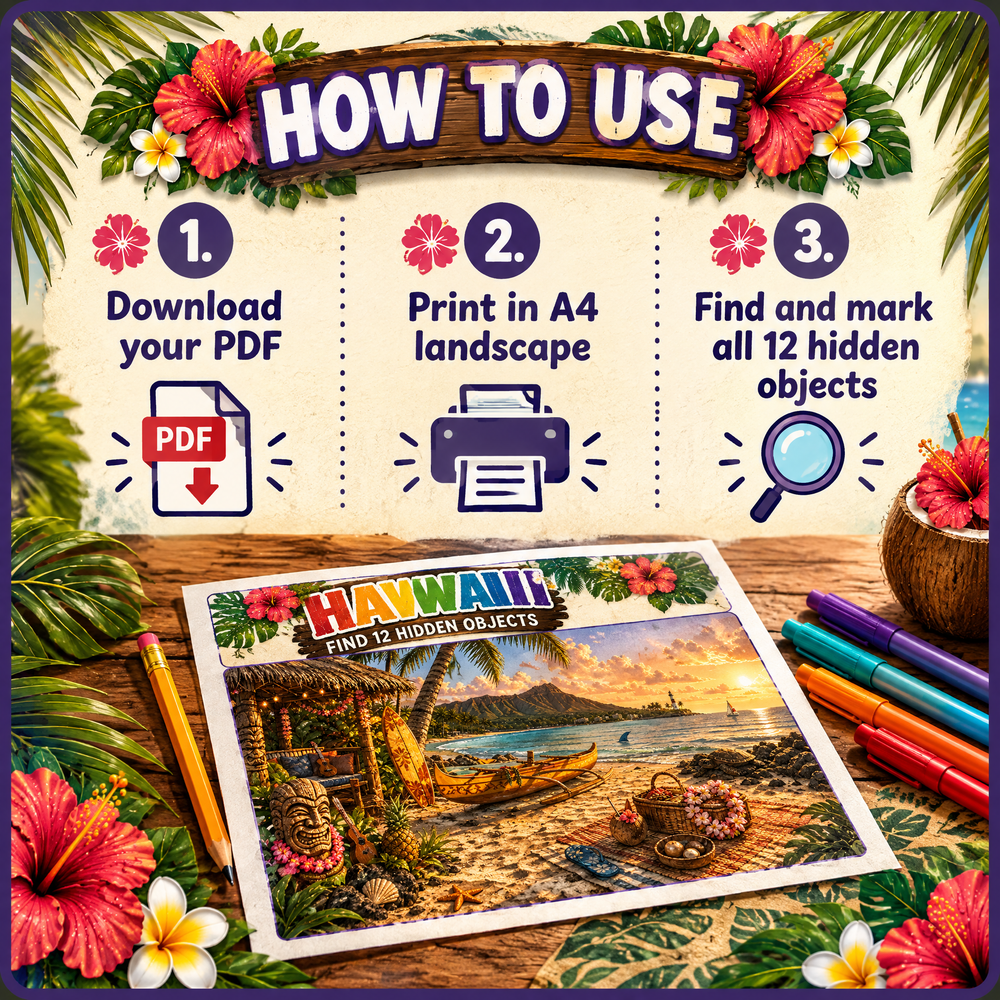 dreamy hawaii hidden objects