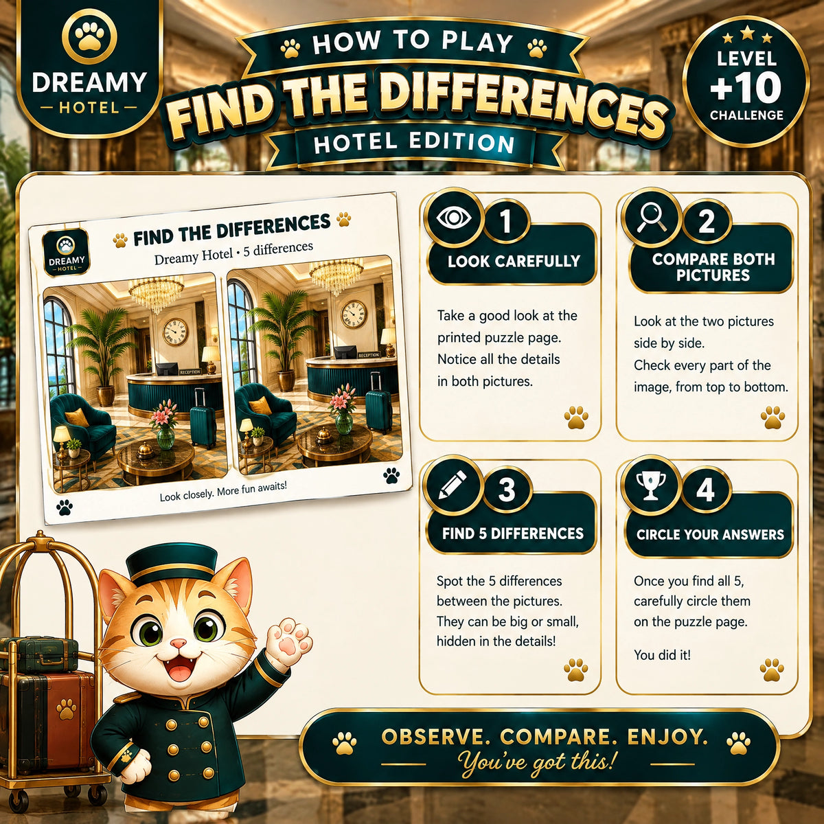 Find the Differences: Hotel Edition
