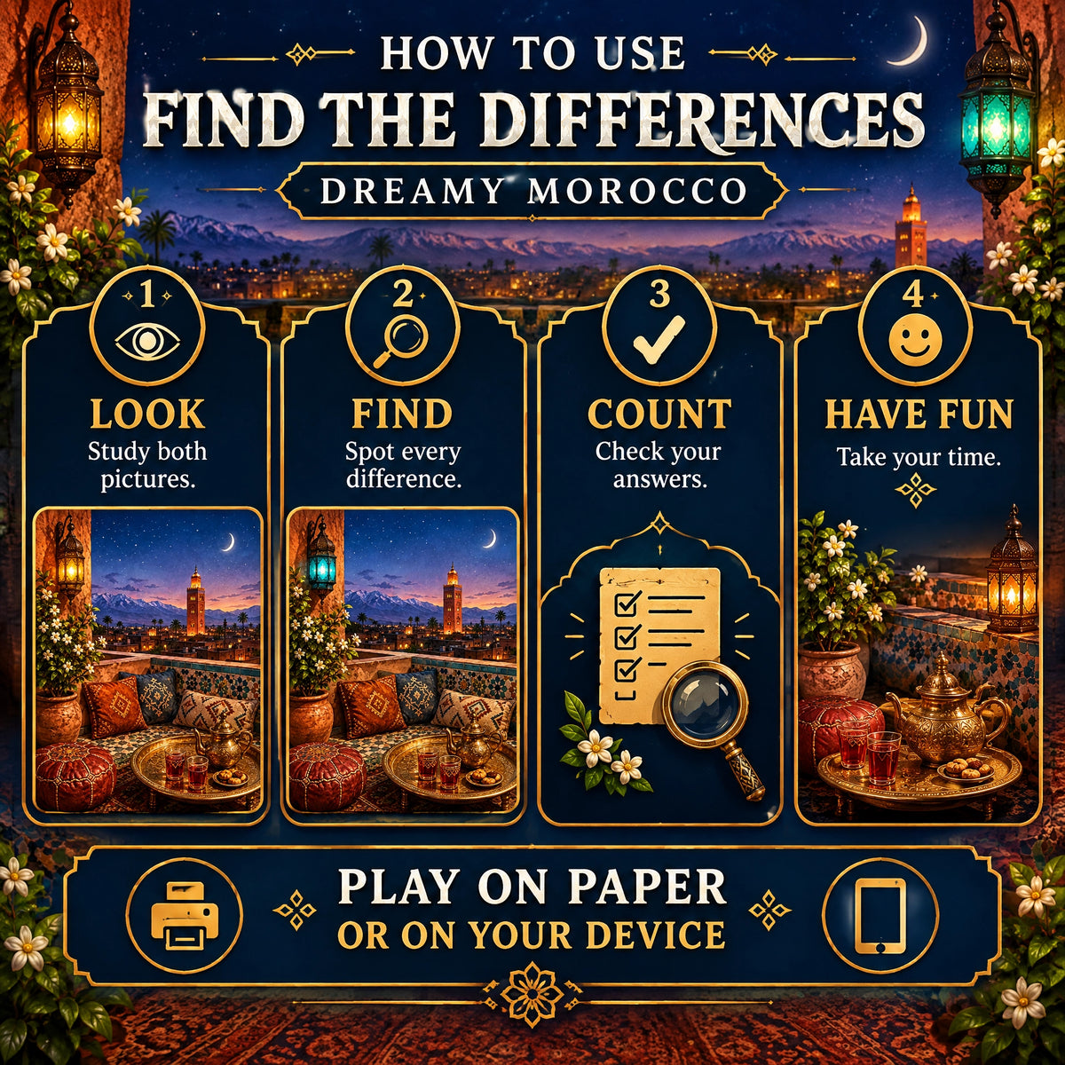 Find the Differences: Dreamy Morocco