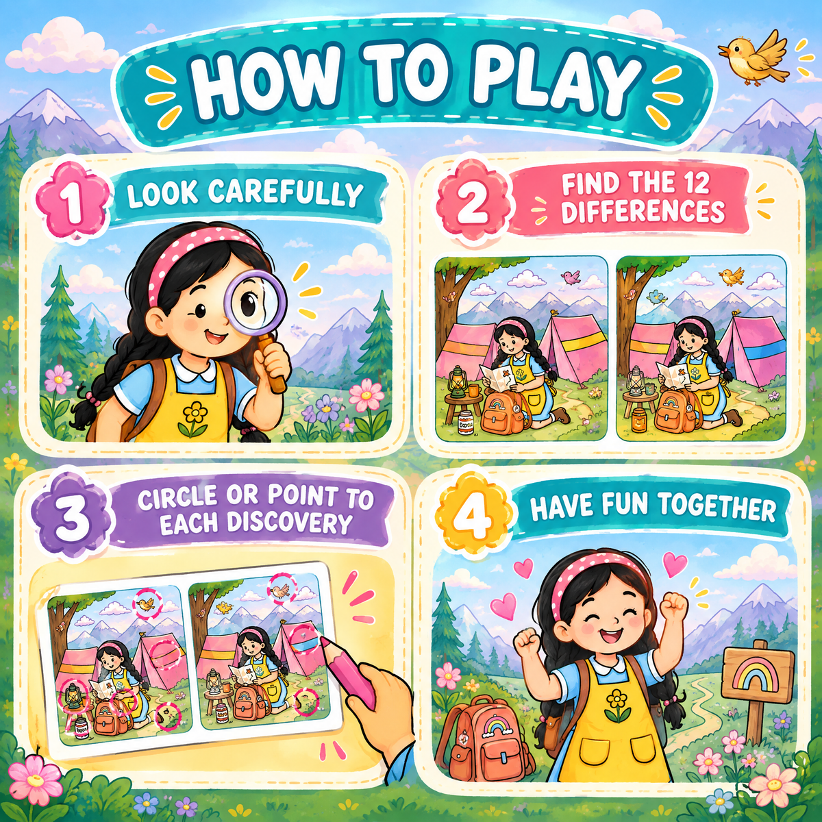 Find the 12 Differences montaine Edition – Printable PDF Activity Book, 30 Pages Find 12 differnce montaine.pdf