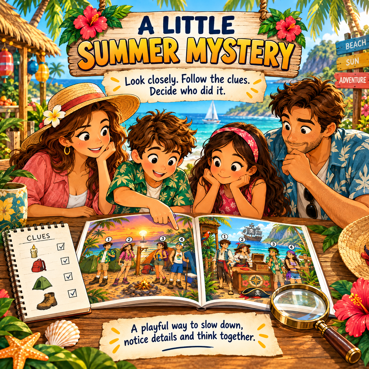 Find the Culprit! – Summer Mystery Puzzle Game