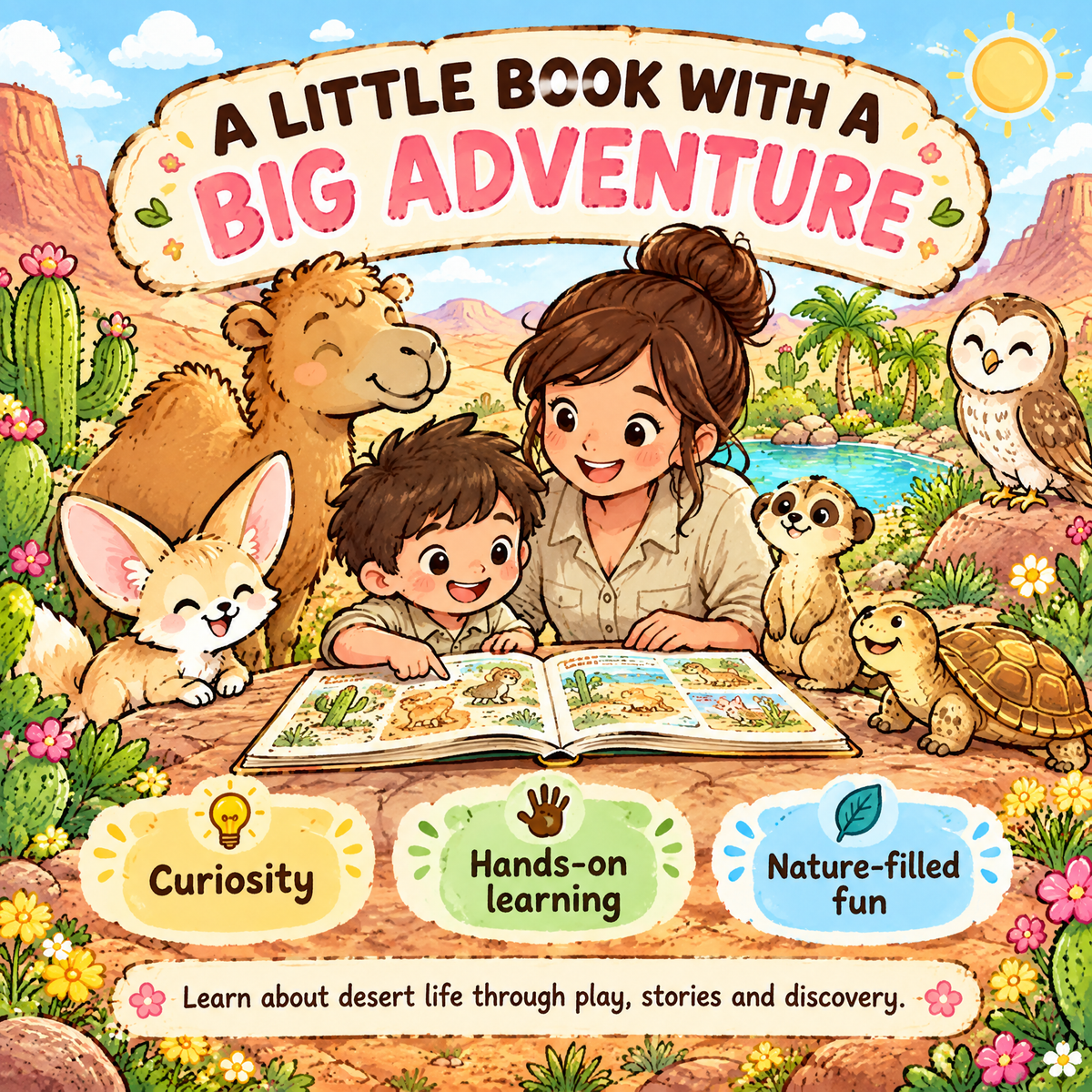 Desert Habitat — Interactive Activity Book for Kids Ages 5–10