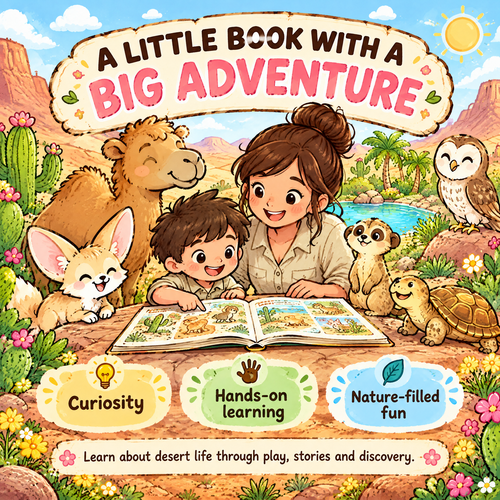 Desert Habitat — Interactive Activity Book for Kids Ages 5–10