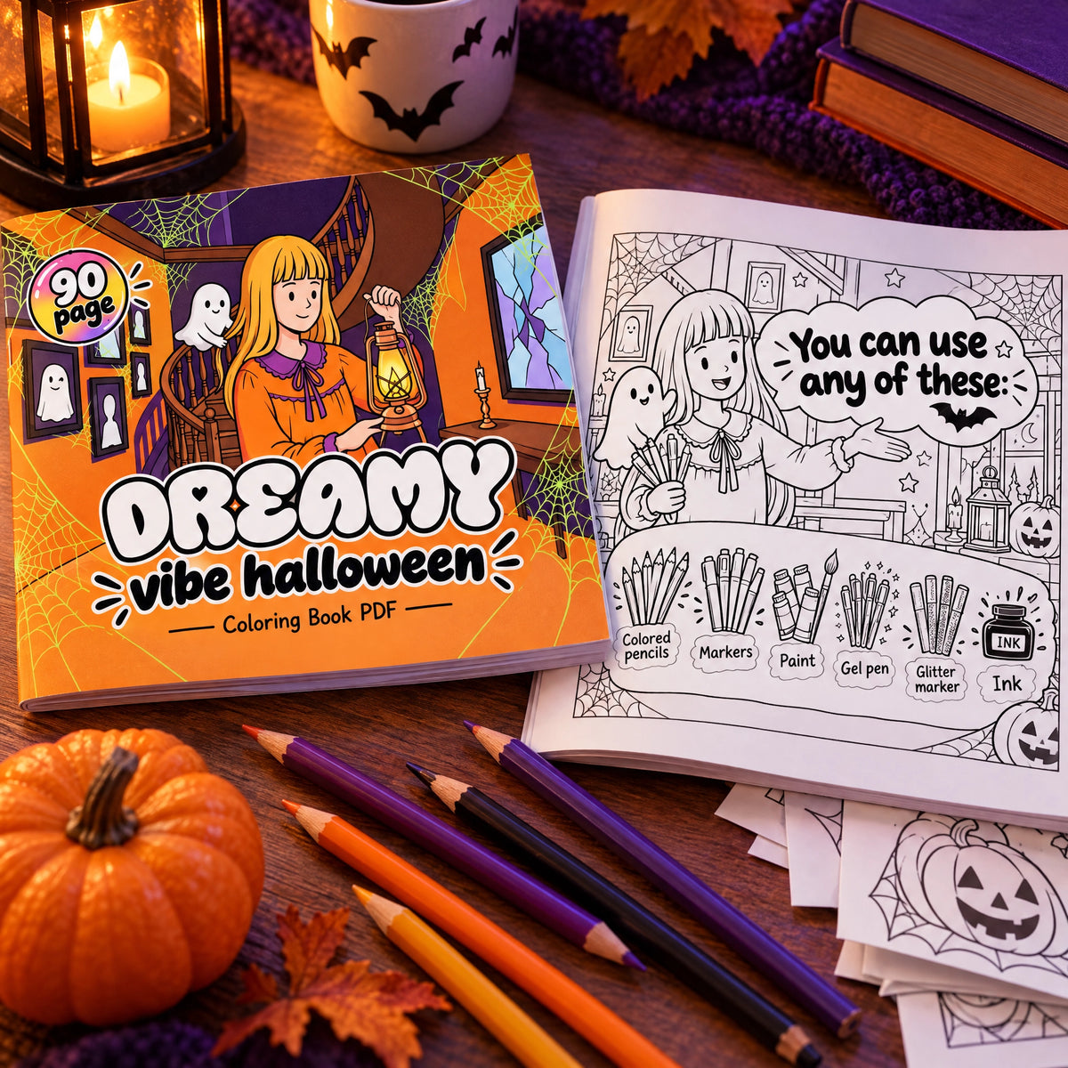 The Halloween Collection  - Coloring Books and Learning Games for Spooky Season