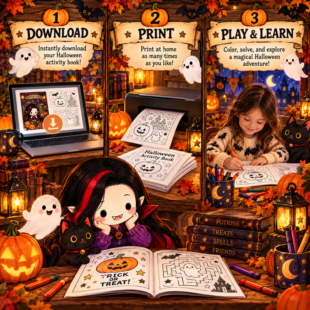 Halloween: Learn, Discover &amp; Play  Where Learning Meets Spooky Adventure!