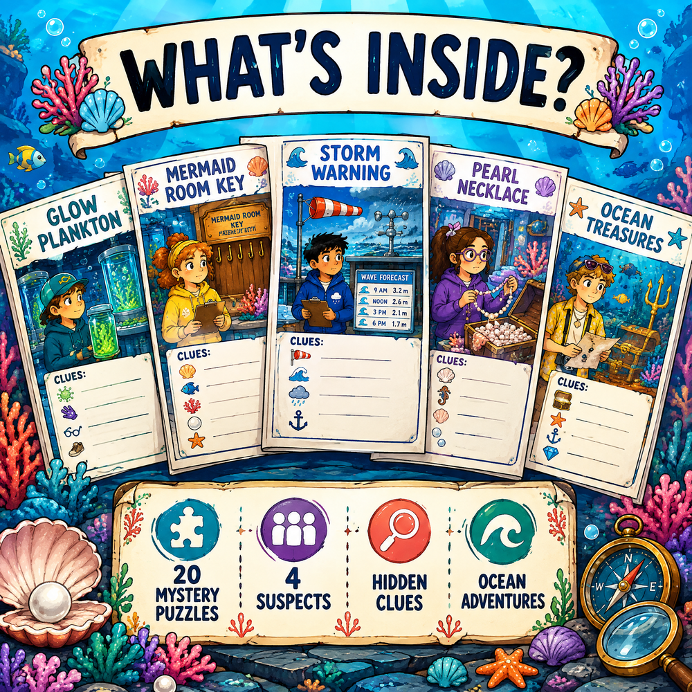 Who Stole the Pearl Necklace? – A Sea Mystery Hunt – Ocean Detective Game